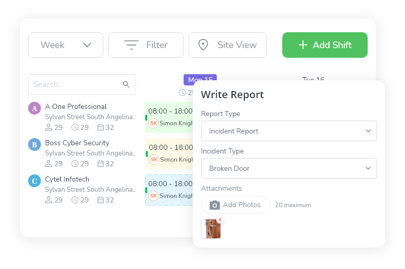 in Incident & Compliance Reports